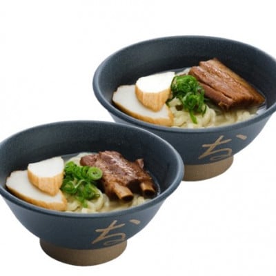 復刻版!元祖大東そば　本ソーキそば&三枚肉そば食べ比べセット　4食セット