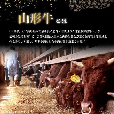 A4～5等級!厳選! 山形牛 焼肉用 特製焼肉タレ漬け 1.2kg FZ23-979
