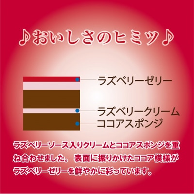 甘酸っぱさと濃厚ショコラのマリアージュ「ラズベリーショコラケーキ」