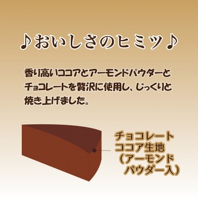 甘さ控えめ 濃厚ショコラの誘惑「ガトークラシックショコラ」7号