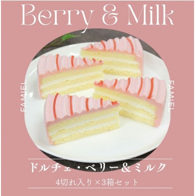 「ドルチェケーキ・ベリー&ミルク」 計12個(4個入×3箱)