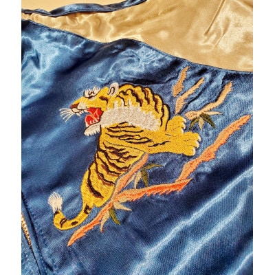 横須賀柄刺繍リバーシブルスカジャン XLサイズ | 神奈川県横須賀
