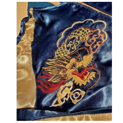 横須賀柄刺繍リバーシブルスカジャン　XLサイズ