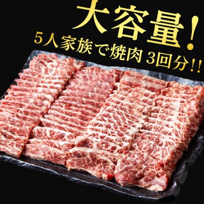 牛カルビ 3kg 焼肉用 ギフト ジューシー やわらか 人気 冷凍 バーベキュー BBQ キャンプ