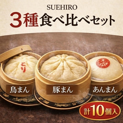 中華まん詰合せ(豚まん4個、あんまん2個、鳥まん4個)10個入り