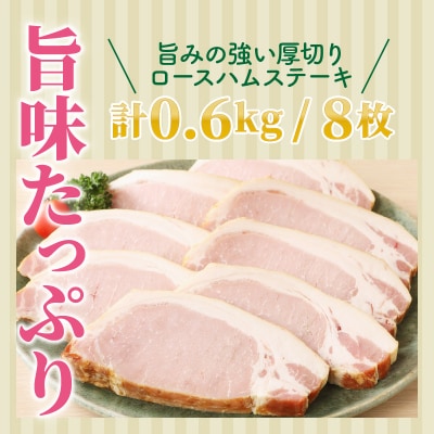 くにさき桜王豚のロースハムステーキ8枚/計0.6kg_1137R