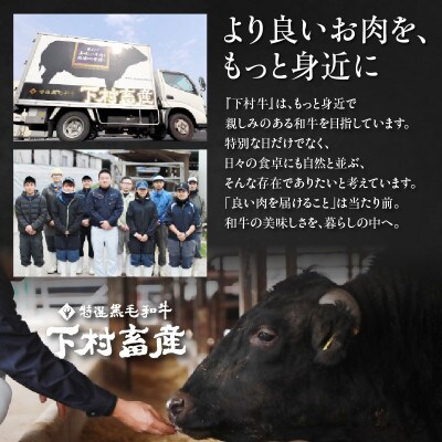 東浦町特産『下村牛』黒毛和牛100%手作りハンバーグ(200g×6枚)