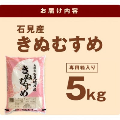 【令和7年産】《11月より順次発送》石見産きぬむすめ　5kg