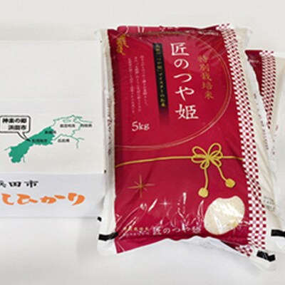 【毎月定期便】特別栽培米「匠のつや姫」 5kg 全12回