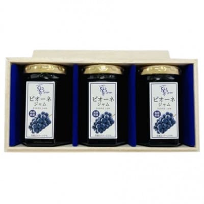 山陰浜田のピオーネジャム〈木箱入り〉160g×3個