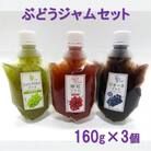 山陰浜田のぶどうジャムセット (神紅・シャインマスカット・ピオーネ)