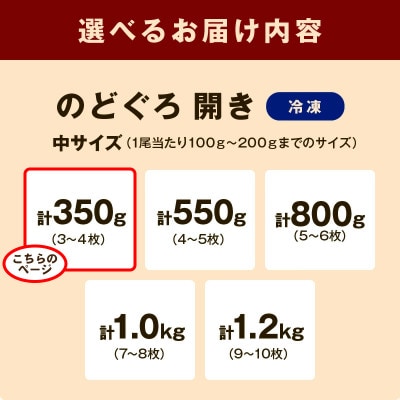 島根県浜田市加工のどぐろ専門店の のどぐろ干物セット 3～4枚約350g以上1枚ずつ個包装 焼き方付