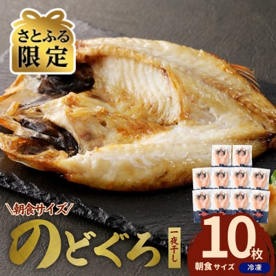 【さとふる限定】山陰沖産 のどぐろ一夜干し 10枚セット(個包装)焼き方付き