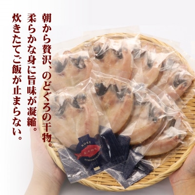 【さとふる限定】山陰沖産 のどぐろ一夜干し 10枚セット(個包装)焼き方付き