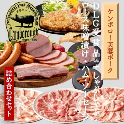 ケンボロー芙蓉ポークDLG受賞品+しゃぶしゃぶ・味噌漬け詰め合わせセット