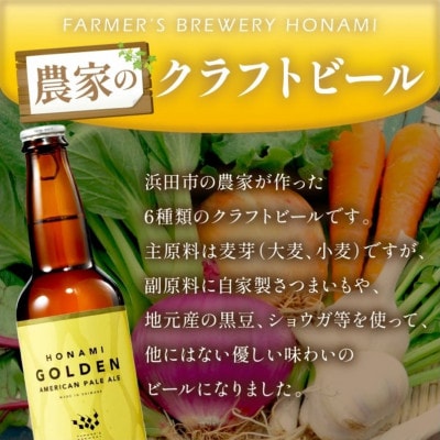 【毎月定期便】浜田のクラフトビール 6種飲み比べセット全6回