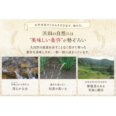 【毎月定期便】弥栄町産特別栽培米「秘境奥島根弥栄」こしひかり5kg全6回