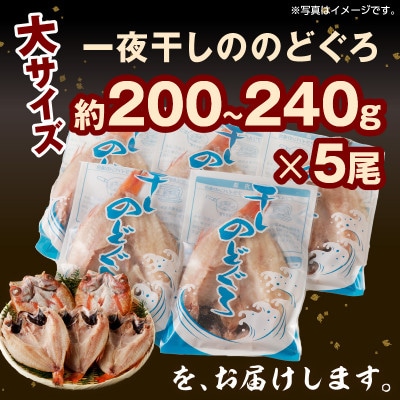 大秀商店の「干しのどぐろ(200g～240g)」個包装5尾入り
