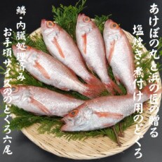 山陰浜田港あけぼの丸の塩焼き・煮付け用お手頃のどぐろセット | ふるさと納税のお礼品