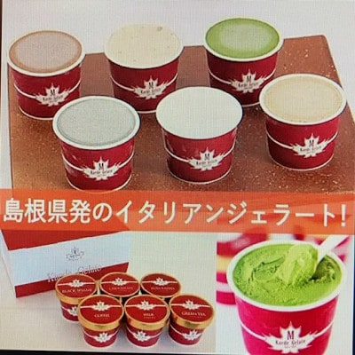 島根素材のイタリアンジェラート「ジェラート6個セット」