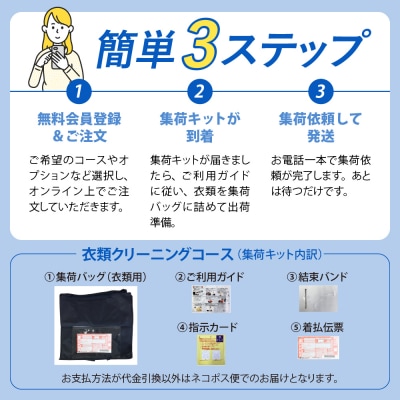 【クリーニングパンダ】スタンダード衣類詰め放題10点パッククーポン