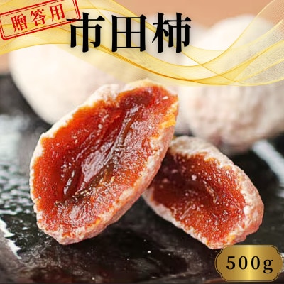 市田柿 (贈答用/化粧箱) 500g【2026年1月上旬～1月下旬頃発送予定】 MS21