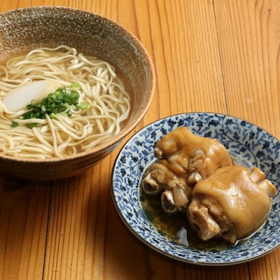 お肉がたっぷり入った【三枚肉・ソーキ・てびち】沖縄そば詰め合わせ6食セット