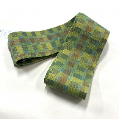 《ウージ染め》手織り角帯　little achakan