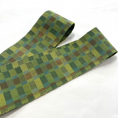 《ウージ染め》手織り角帯　little achakan