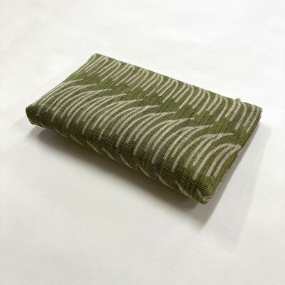 【ウージ染め】麻ポーチ