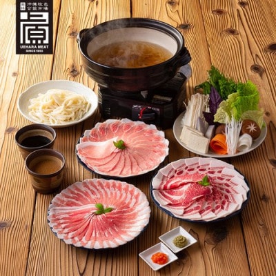 あぐーしゃぶしゃぶセット+ロールステーキ