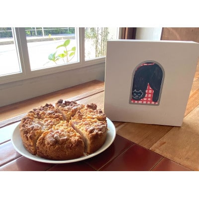 いちごのクランブルケーキ