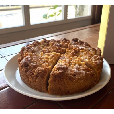 いちごのクランブルケーキ