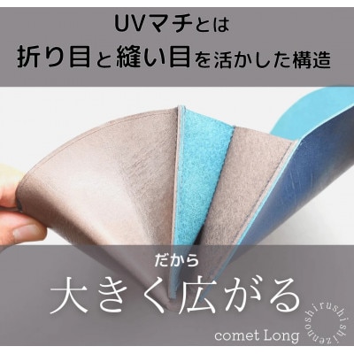 comet Long コンパクトな長財布【ブラック】