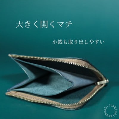 Valley  ヴァレイ 薄型財布　【ワックスブラック】