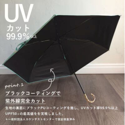 折りたたみ傘 日傘 雨傘 晴雨兼用傘 紫外線カット(ストライプ　ライトグレー)[096A19-01]