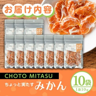 CHOTO MITASU みかん10袋セット 【100701700】【宮田ファミリーぶどう園】
