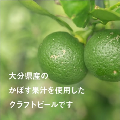 大分限定 かぼすクラフト ビン 330ml 8本【104303600】【山添産業株式会社】