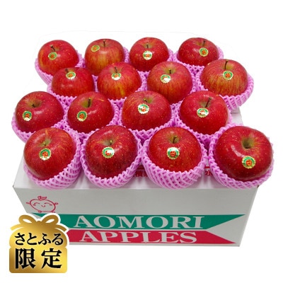 青森りんご　サンふじ　大玉　10kg【さとふる限定】