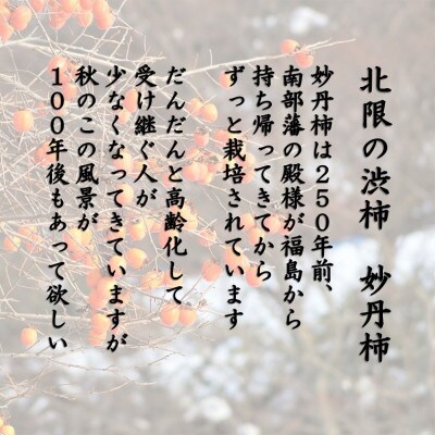 青森県産 妙丹柿酢セット  醸造酢275ml×1本 くだもの酢275ml×2本 小瓶タイプ