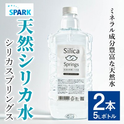 シリカスプリングス(シリカ水) 5L×2本【114700300】【スパーク】