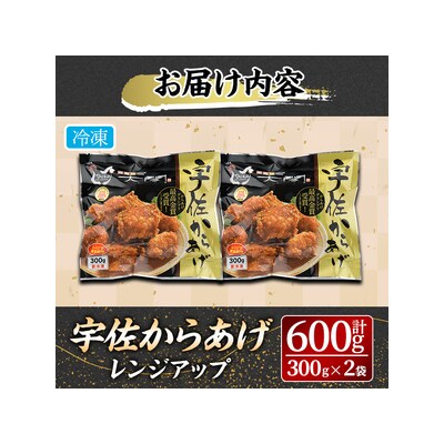 宇佐からあげ太閤レンジアップ(計600g・300g×2袋)【101100300】【太閤】