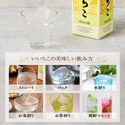 いいちこ 20度 パック(1.8L×10本)【107304700】【時枝酒店】