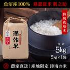 県認証 魚沼津南産新之助 5kg 産地限定!農家直送