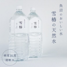 雪椿の天然水 2L×6本　硬度16度超軟水