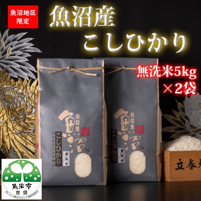 【毎月定期便】【新潟県 特A地区】魚沼産コシヒカリ(無洗米10kg)全6回