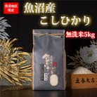【毎月定期便】【新潟県 特A地区】魚沼産コシヒカリ(無洗米5kg)全12回