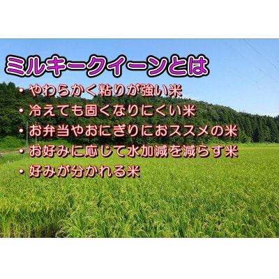【特別栽培米】新潟県長岡産ミルキークイーン5kg