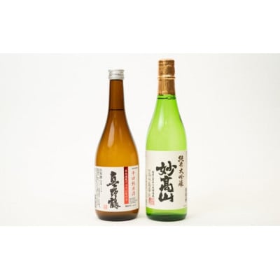 全国新酒鑑評会『金賞受賞』 辛口純米・純米大吟醸2本セット(真野鶴・妙高山)