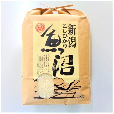 【毎月定期便】魚沼産コシヒカリ 精米 5kg全6回